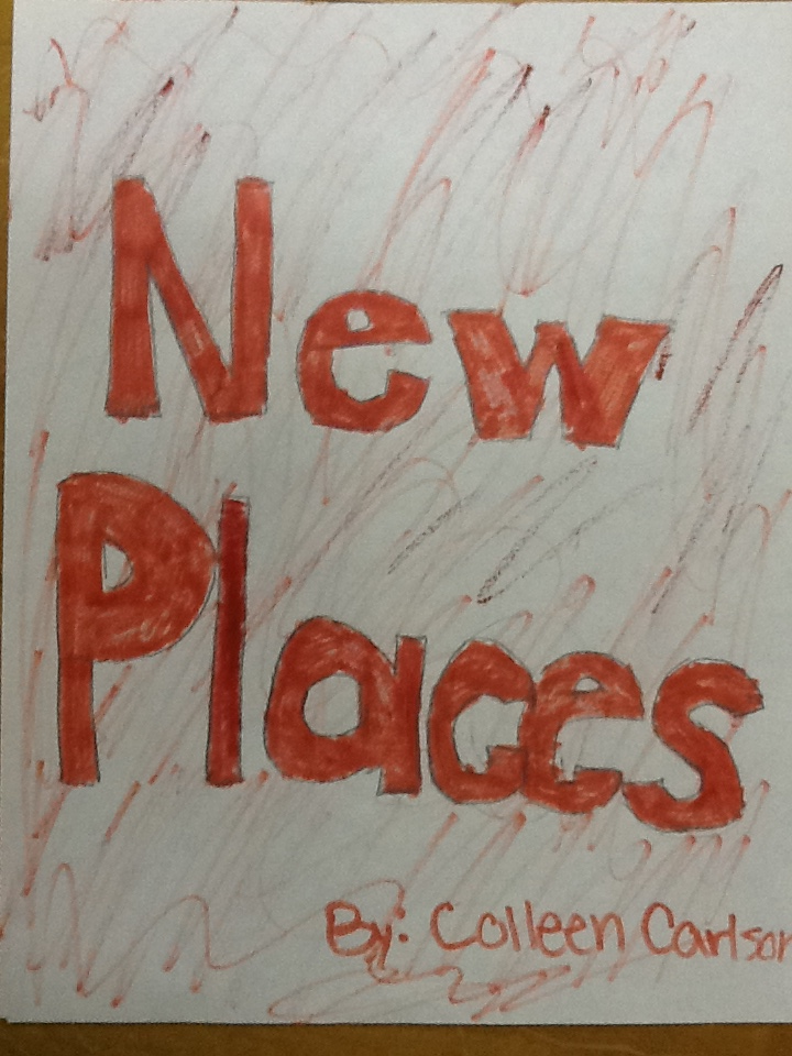 cover page of students passage stating "New Places"